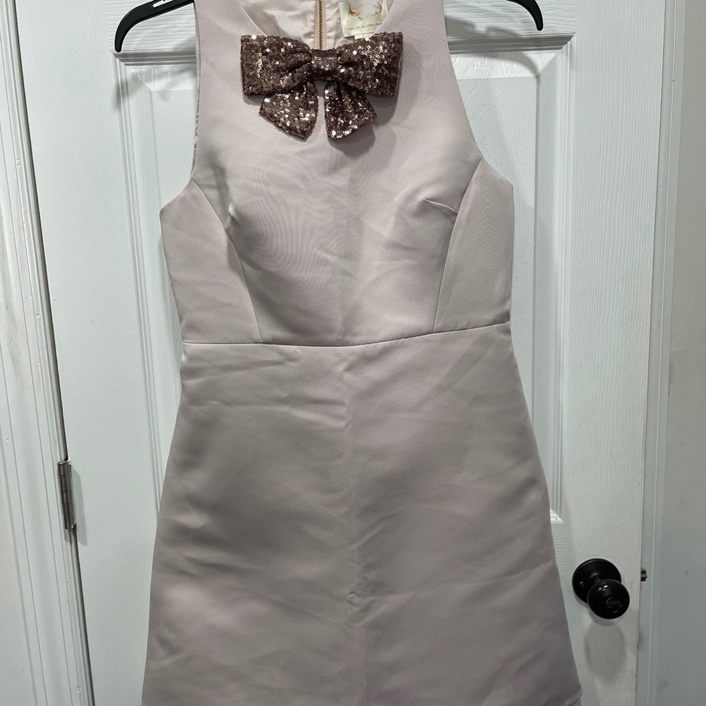 Kate spade size 12 dress with rose gold bow